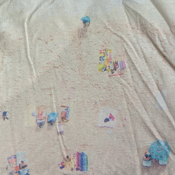 NWT Splendid x Gray Malin Beach Print Tee - Picture 3 of 6